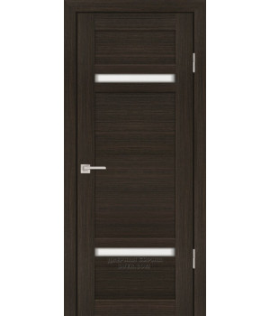 Дверь PS- 5 PP,  Мокко  600*2000  Белый сатинат