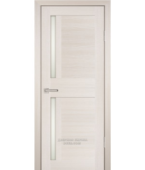 Дверь PS-19  PP,  ЭшВайт Мелинга  600*2000 Белый сатинат