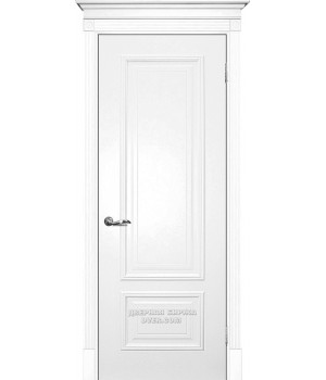 Дверь Smalta-08 ДГ 600*2000  Ral9003 Белый, БЕЗ ПАТИНЫ /ИД/