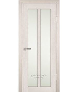 Дверь PS-22 PP,  ЭшВайт Мелинга  600*2000 Белый сатинат
