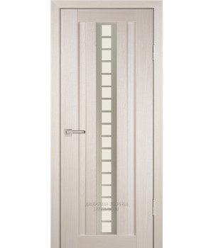 Дверь PS-16  PP, ЭшВайт Мелинга  600*2000 Белый сатинат