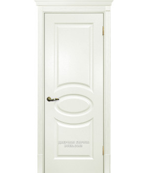 Дверь Smalta-12 ДГ 600*2000  Ral9010 Молочный /Л/