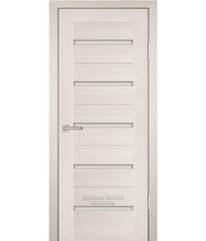 Дверь PS- 7  PP, ЭшВайт Мелинга  600*2000  Белый сатинат