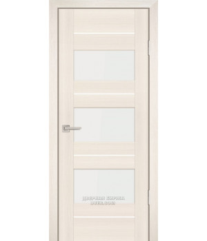 Дверь PS-11 PP,  ЭшВайт Мелинга  600*2000  Белый сатинат