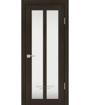 Дверь PS-22 PP,  Мокко  600*2000 Белый сатинат