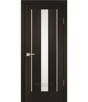 Дверь PS- 2 PP,  Мокко  600*2000 Белый сатинат