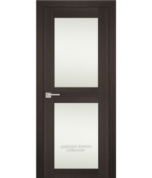 Дверь PS- 4 PP,  Венге мелинга  600*2000  Белый сатинат