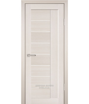 Дверь PS-17 PP, ЭшВайт Мелинга  600*2000 Белый сатинат
