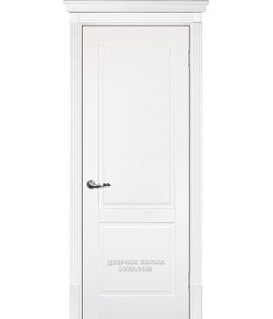 Дверь Smalta-15 ДГ 600*2000  Ral9003 Белый /Л/
