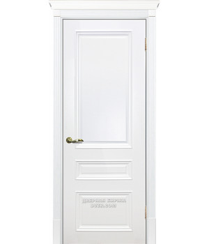 Дверь Smalta-06 ДГ 600*2000  Ral9003 Белый /Л/