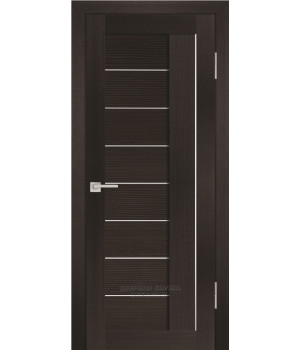 Дверь PS-17 PP, Венге Мелинга  600*2000 Белый сатинат
