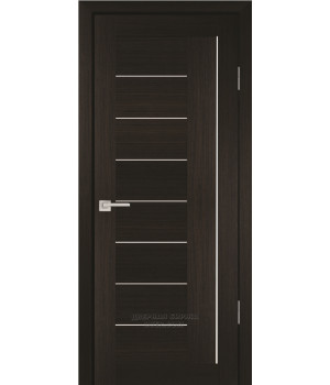 Дверь PS-17  PP,  Мокко  600*2000 Белый сатинат