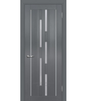 Дверь PSC-33 PP, графит 600*2000 белый сатинат