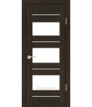 Дверь PS-11 PP,  Мокко  600*2000  Белый сатинат