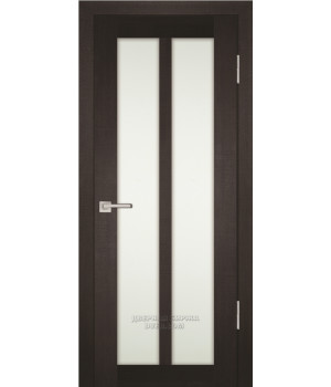 Дверь PS-22 PP,  Венге Мелинга  600*2000 Белый сатинат