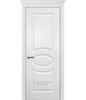 Дверь Smalta-12 ДГ 600*2000  Ral9003 Белый /Л/