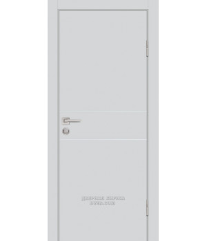 Дверь P-15 PP агат, 600*2000 молдинг