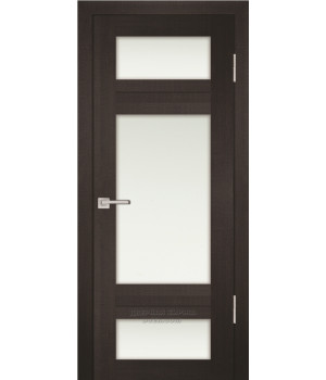 Дверь PS- 6 PP,  Венге мелинга  600*2000  Белый сатинат