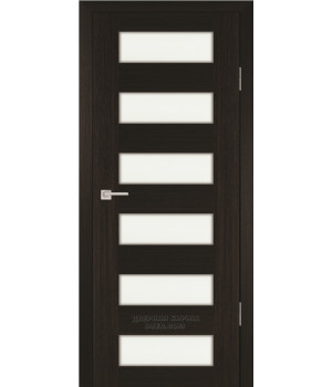 Дверь PS-35  PP, Мокко  600*2000 Белый сатинат
