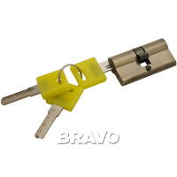Цилиндр Bravo ZK-60-30/30 ключ/ключ в цвете AB Бронза