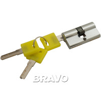 Цилиндр Bravo ZK-60-30/30 ключ/ключ в цвете C Хром