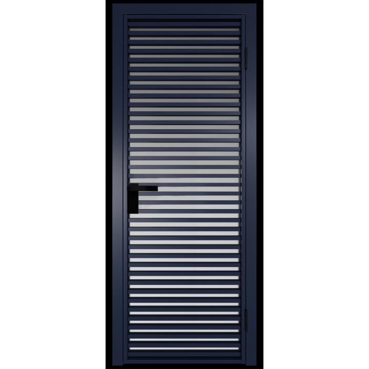 Межкомнатная дверь 12AG Cиний матовый RAL5003